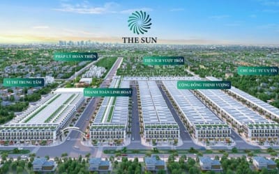 hình ảnh về dự án the sun bàu bàng